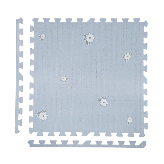 Ditsy Flowers Set in Slate Playmat - Bloom