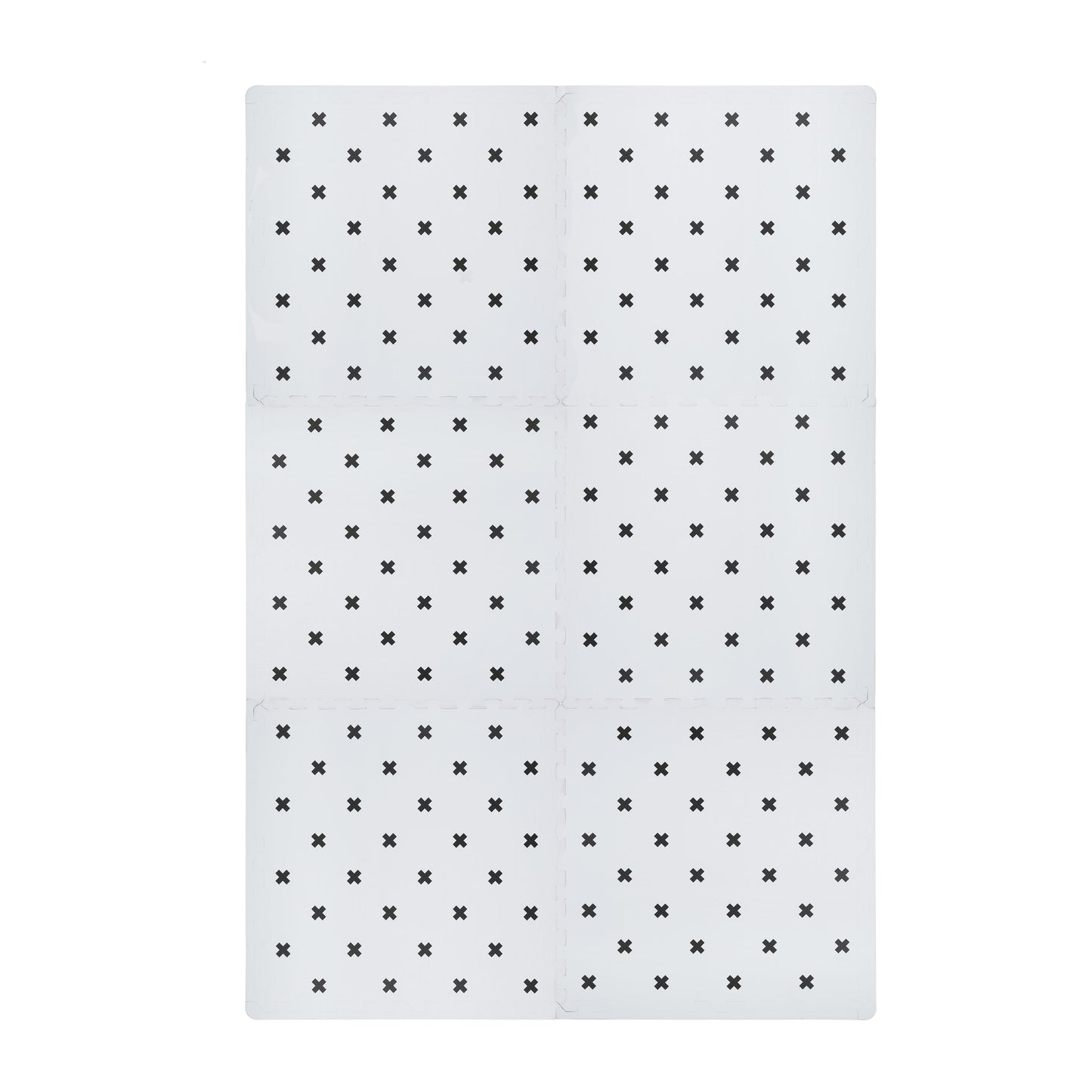 Scandinavian Black Cross Set in White Playmat - Nordic