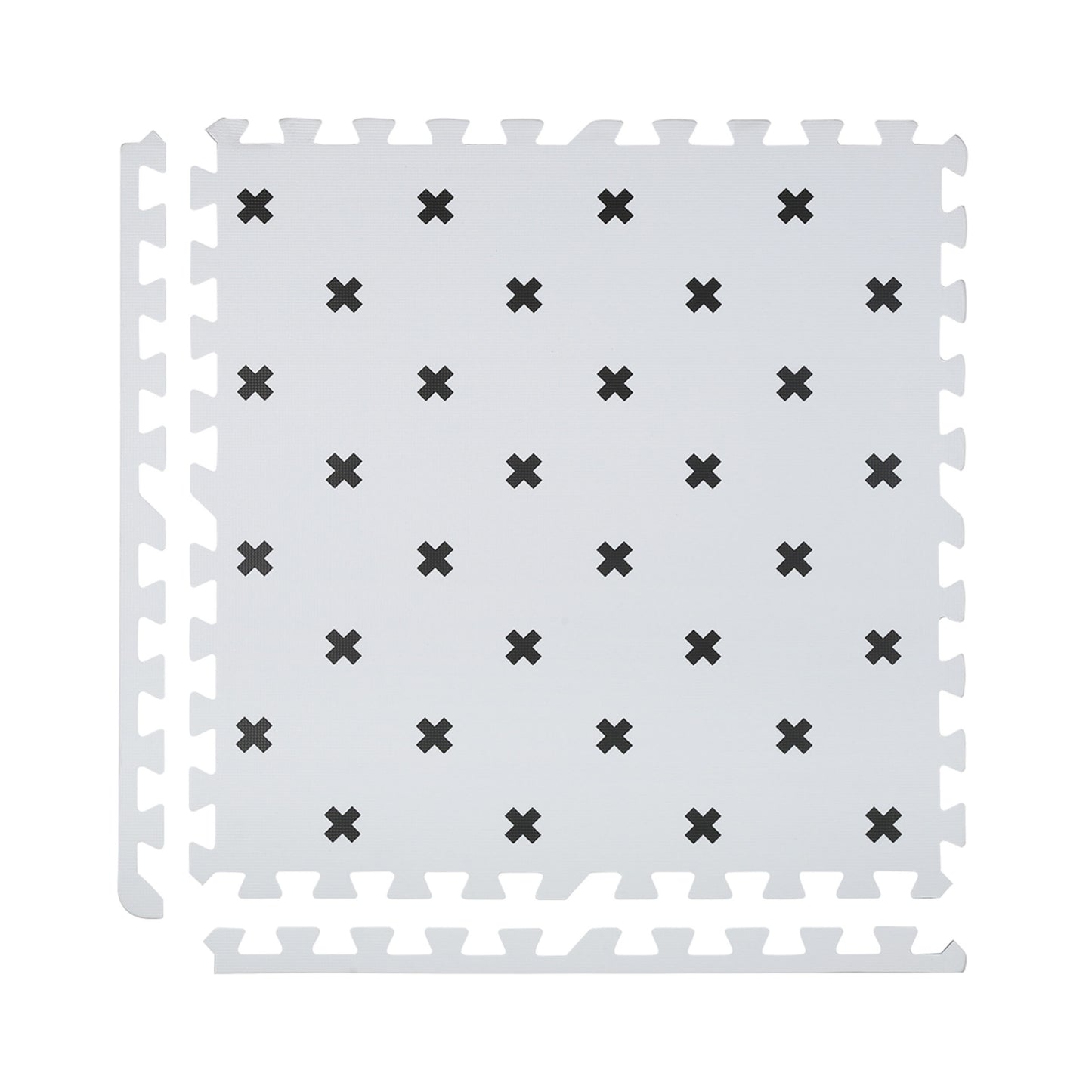 Scandinavian Black Cross Set in White Playmat - Nordic