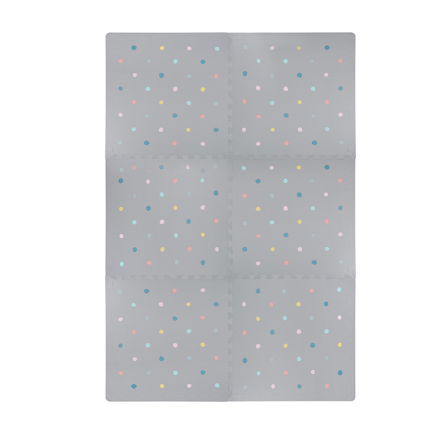 Coloured Polka Set in Grey Playmat - Dotty